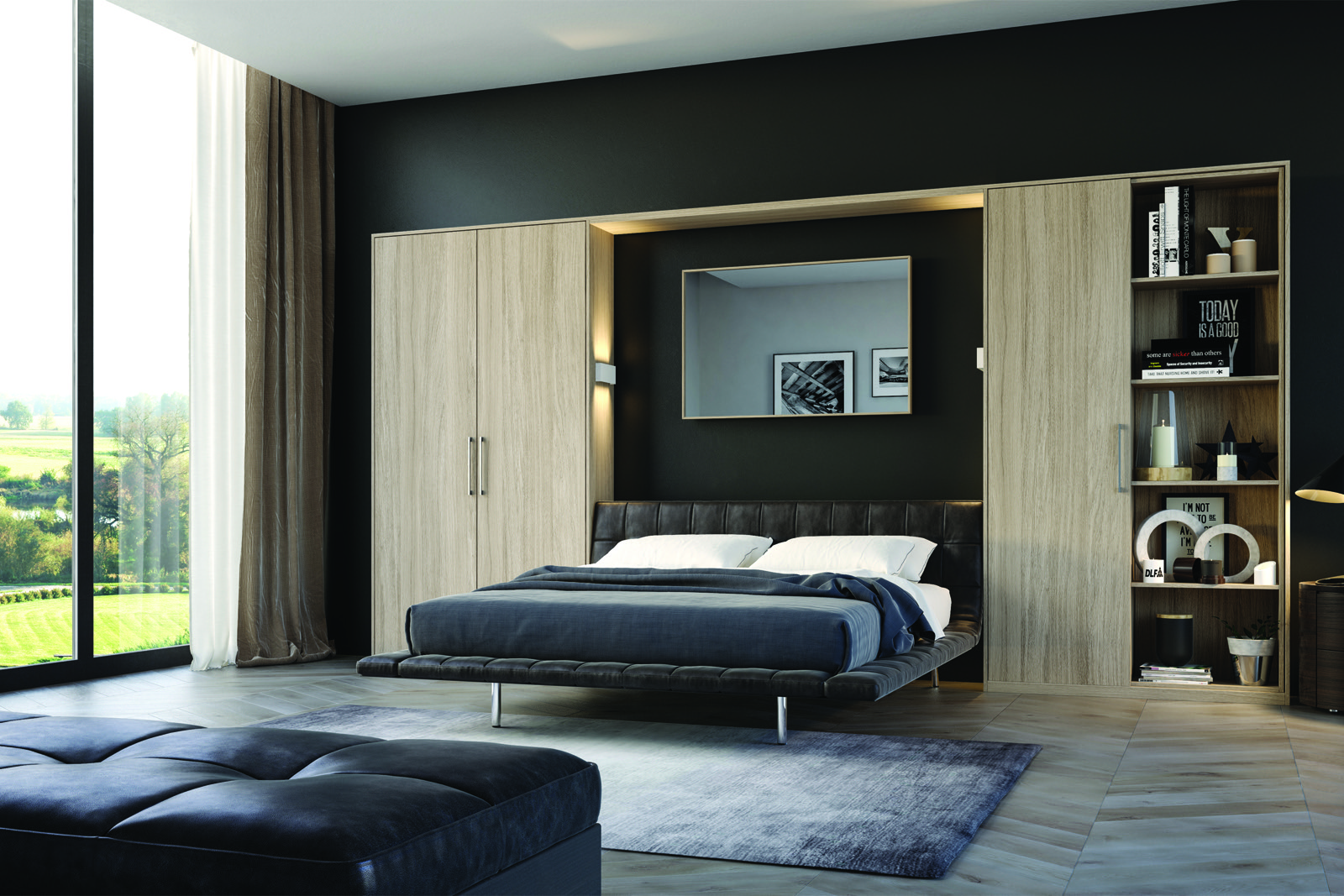 Urban Oak bedroom
