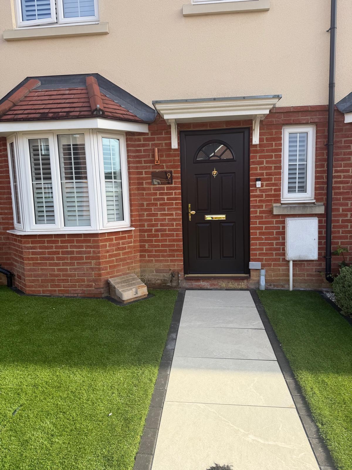 Front garden landscaping — after, view 2